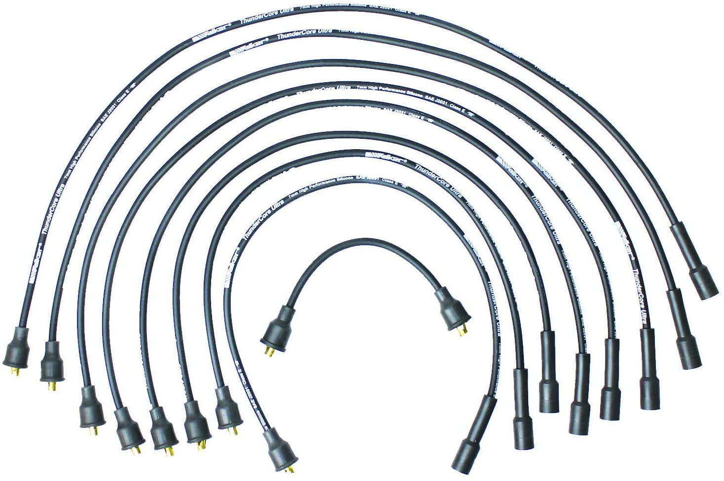 Walker Products 900-1658 Thundercore Ultra Spark Plug Wire Set