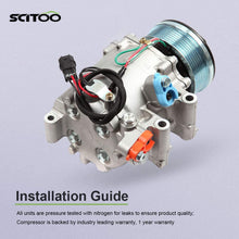 SCITOO CO 4918AC AC Compressor Compatible with Honda Civic 1.8L 2006-2011