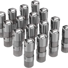 12499225 Set of 16 Hydraulic Roller Valve Lifters For GM Chevy 7.0L 6.2L 6.0L 5.7L 5.3L 4.8L V8 1997-2012 Gen III/IV LS-Series LS1 LS2 LS3 LS7 Engine Camshaft Lifter Kit