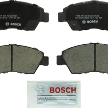 Bosch BC621 QuietCast Premium Ceramic Disc Brake Pad Set For Acura: 2002-2006 RSX; Honda: 1993-2005 Civic, 1994-1997 Civic del Sol, 2007-2008 Fit; Front