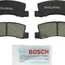 Bosch BC325 QuietCast Premium Ceramic Disc Brake Pad Set For Lexus: 1990-1991 ES250, 1992-1999 ES300, 1999-2003 RX300; Toyota: 1987-1999 Camry, 1986-1995 Celica, 1999 Solara; Rear