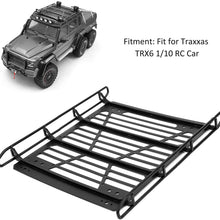 KUIDAMOS Metal 1/10 RC Luggage Rack RC Car Luggage Rack Luggage Rack Perfect for Maximizing Vehicle Storage Space