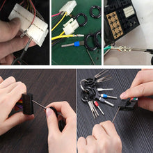 39pcs Pins Terminals Removal Tools, Auto Terminals Removal Key Tool for Car Auto Wire Connector Terminal Pin Extractors Puller Remover Repair Key Tools Set Terminal