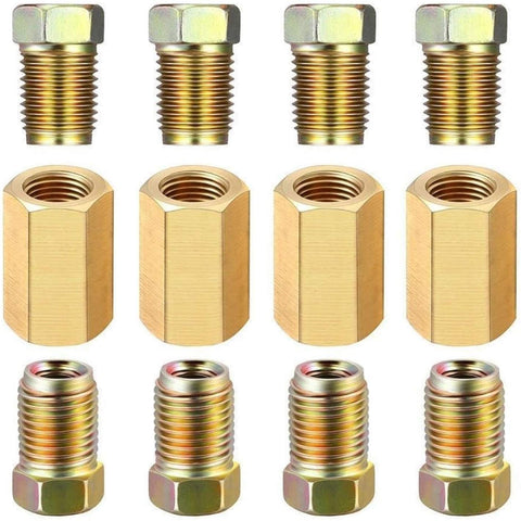 WHWEI Brass Fittings Stopper 12 S4M4 (Color : Copper Unions)