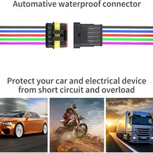 jabtraxx 240Pcs Car Wire Connector Plug Kit Waterproof Motorcycle Auto Electrical Wire Connector Terminal Plug 1 2 3 4 5 6 Pin with 5-30 Fuses Assortment Kit for Car, Motorcycle, Truck, Boat