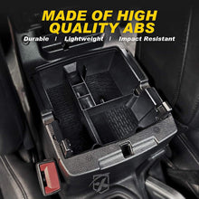 Xprite Center Console Organizer Box with Anti-Slip Rubber Padding for 2018-2020 Jeep Wrangler JL/JLU