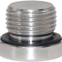 Joyway Stainless Steel Inner Hex Head Pipe Fitting Plug Oxygen O2 Sensor Bung M18x1.5 Thread (Pack of 2)