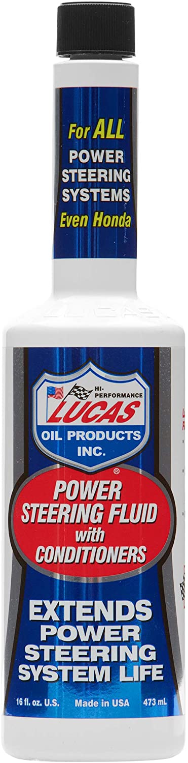 Lucas Oil Power Steering Fluid with Conditioners, 16 Oz.