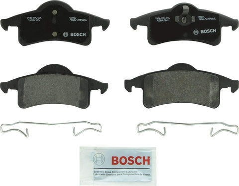 Bosch BP791 QuietCast Premium Semi-Metallic Disc Brake Pad Set For 1999-2004 Jeep Grand Cherokee; Rear