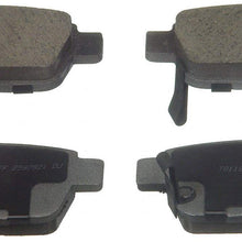 Wagner ThermoQuiet PD1103 Ceramic Disc Pad Set With Installation Hardware, Rear