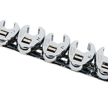Sunex 9710M 3/8-Inch Drive Metric Crowfoot Flare Nut Wrench Set, Size-10 - Size 19, 10-Piece