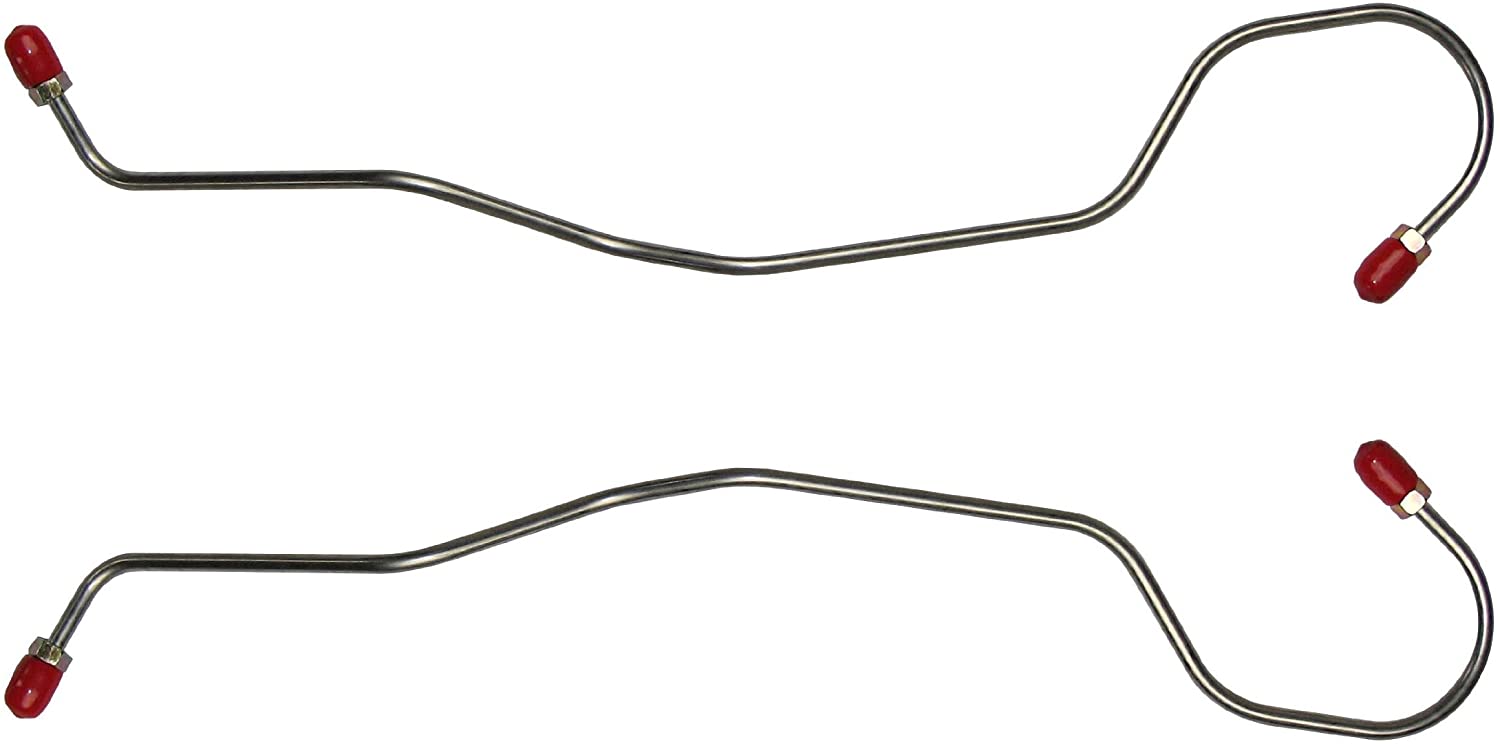The Right Stuff Detailing VRA6902 '69 - '82 All Cars, w/o Armor - Rear Axle Brake Lines, 2 Pcs.
