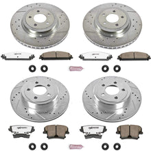 Power Stop K2853-26 Front & Rear Z26 Street Warrior Brake Kit Chrysler Dodge