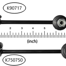 6PC Front and Rear Sway Bar Links + Front Bushings FITS 2009-2015 Honda Pilot 2007-2013 Acura MDX 2010-2013 ZDX