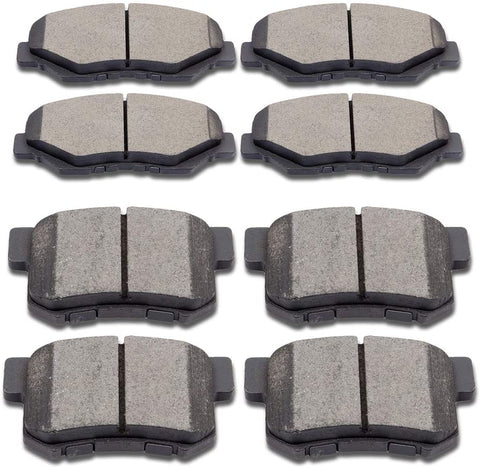 SCITOO Ceramic Discs Brake Pads Set Fit for Honda Element 2003 2004 2005 2006 2007 2008 2009 2010 2011, 2002 2003 2004 Honda CR-V EX/LX Sport Utility