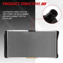 1516 OE Style Aluminum Radiator Replacement for Buick Roadmaster Caprice Impala Fleetwood 4.3L 5.7L AT w/o EOC 94-96