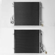 For NEW 7-3058 Aluminum A/C Condenser Replacement For 2002 2003 2004 2005 Jeep Liberty 2.4L 3.7L Engine