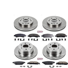 Autospecialty KOE6560 Daily Driver 1-Click OE Replacement Front/Rear Brake Kit