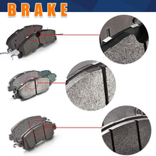 AutoDN FRONT Ceramic Disc Brake Pad Set Compatible With ACURA ILX HONDA ACCORD 2013-2015