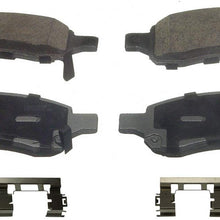 Wagner ThermoQuiet QC1169A Ceramic Disc Pad Set With Installation Hardware, Front