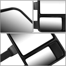 DNA Motoring TWM-027-T666-BK-AM-R Manual Towing Mirror+LED Signal Right/Passenger [For 08-16 Ford Super Duty]
