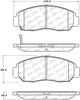 Centric 105.16080 Disc Brake Pad