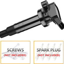 Ignition Coil 4-Pack Compatible with Toyota Celica Corolla Matrix MR2-2001-2002 Chevrolet Chevy Prizm - 2003-2008 Pontiac Vibe L4 1.8L