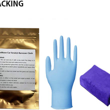 Multipurpose Car Scratch Remover Cloth, Nano Car Paint Scratch Remover,Car Scratch Repair Kit for Repairing Car Scratches and Light Paint Scratches Remover Scuffs on Surface,Come with Glove and Cloth