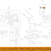 Toyota 90080-43025, Engine Oil Filler Cap Gasket