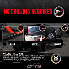 OPT7 60" Redline Triple LED Tailgate Light Bar w/Sequential RED Turn Signal - 1,200 LED Solid Beam - Weatherproof No Drill Install - Full Function Reverse Brake Running 2yr Warranty