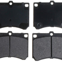 ACDelco 14D473M Advantage Semi-Metallic Front Disc Brake Pad Set with Wear Sensor