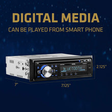 Sound Storm Labs ML46DB Car Receiver Bluetooth MP3 USB FM Radio ONLY No AM No CD DVD