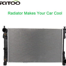 SCITOO Radiator CU2337 fits for 2001 2002 2003 2004 2005 for Mercedes-Benz C240 Base 2006 2007 for Mercedes-Benz C350 Sport CU2337