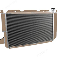 CoolingSky 4 Row Full Aluminum Radiator for 1985-1997 Ford F-150 F-250 F-350 Truck 5.0 5.8 7.5丨Bronco V8