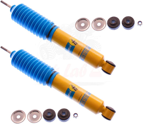 Bilstein B6 4600 Series 2 Front Shocks Kit for Dodge Dakota Sport '97-'04 Ride Monotube replacement Gas Charged Shock absorbers part number 24-185233
