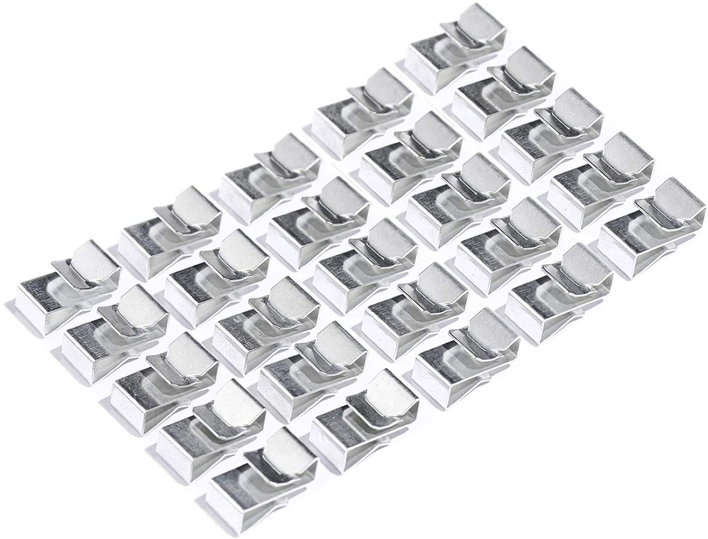 CZC AUTO 50PCS Trailer Frame Wire Clips - Frame Mount Trailer Light Wiring Clips for Boat Trailer