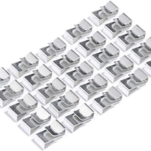 CZC AUTO 50PCS Trailer Frame Wire Clips - Frame Mount Trailer Light Wiring Clips for Boat Trailer