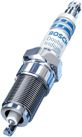 Bosch 9607 Double Iridium Spark Plug, Up to 4X Longer Life (Pack of 1)