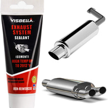 VISBELLA Exhaust System Pipe Repair Kit High Temperature Cement Crack Sealer Tailpipe Muffler Repair Adhesive Sealant