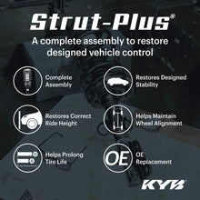 KYB SR4453 Strut-Plus Complete Corner Unit Assembly -Strut, Mount and Spring