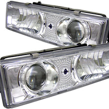 Spyder Auto Projector Style Headlights Chrome/Clear