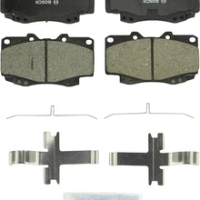 Bosch BC799 QuietCast Premium Ceramic Disc Brake Pad Set For Toyota: 2006-2011 Hilux, 1999-2004 Tacoma; Front