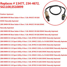 13477 Oxygen Sensor Gemany OE Quality Upstream for BMW Z8 Z3 325i 323i 328i 330i 525i 540i 750iL X5 330Ci M5 Mercedes-Benz S500 S430 CL500 CL55 AMG Replaces# 13477 234-4276 MHK000210
