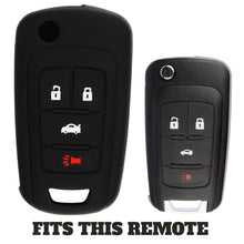 KeyGuardz Keyless Entry Remote Car Key Fob Outer Shell Cover Soft Rubber Protective Case For Chevy Buick GMC OHT01060512