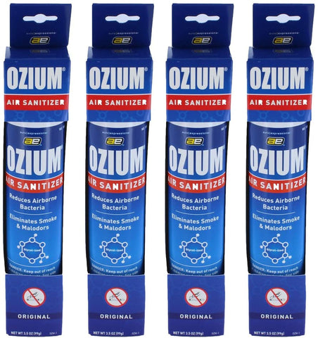 Ozium Air Freshener & Sanitizer Spray (3.5 oz) - Original - 4 Pack