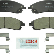 Bosch BC1019 QuietCast Premium Ceramic Disc Brake Pad Set For Cadillac: 2006-2007 CTS, 2004-2009 SRX, 2005-2008 STS; Pontiac: 2004-2005 Bonneville; Front