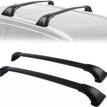 EOTH Roof Rack Cross Bars Replacement for 2015-2017 Highlander, Car Top Luggage Carrier Bar Black for Roof Cargo, Canoe Kayak, Bike, Skiboard