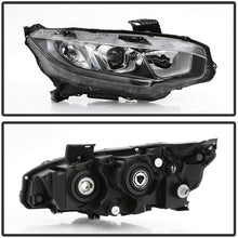 Jdragon Compatible with 16-18 Civic 2dr/4dr Headlight Replacement Passenger/Right Side DX/EX-L/LX/EX