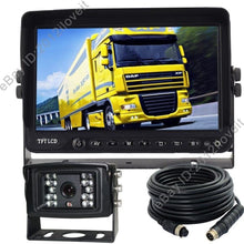 7" REAR VIEW BACKUP CAMERA SYSTEM CCTV FOR SKID STEER,RV, FORKLIFT, BOX TRUCK