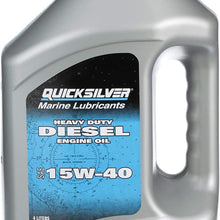 Quicksilver 858042Q01 Heavy-Duty Diesel Engine Oil SAE 15W40, 1.06 Gallon (4 Liter) Bottle